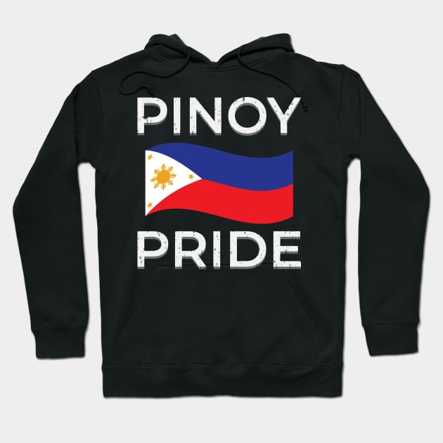 Pinoy Pride Philippine Flag Filipino American Fil-Am Love of Country Design Gift Idea Hoodie by c1337s